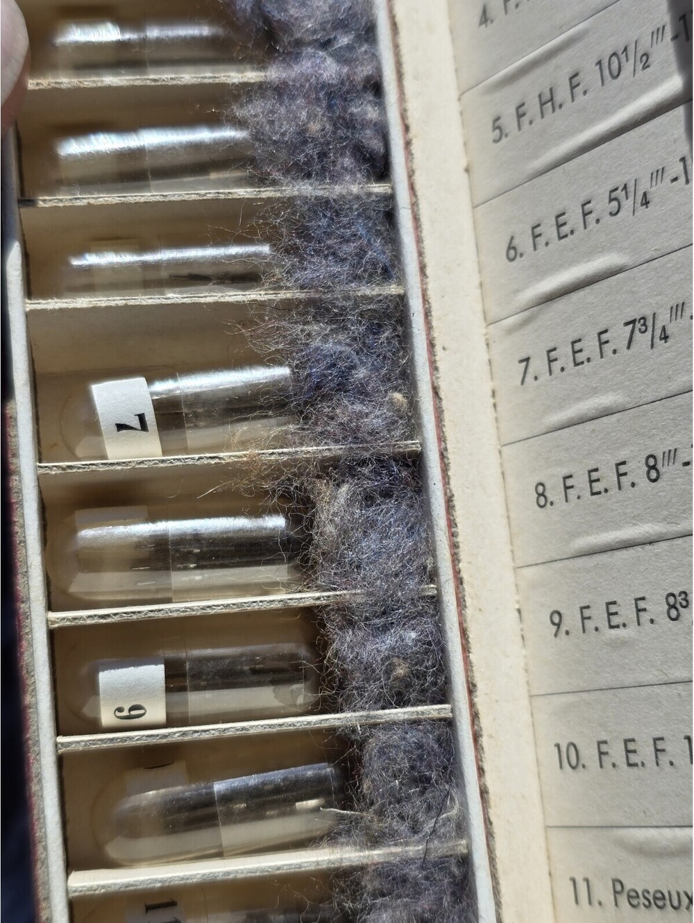 Vintage Swiss Watch Stems 36 NOS FHF FEF Peseux Keyless